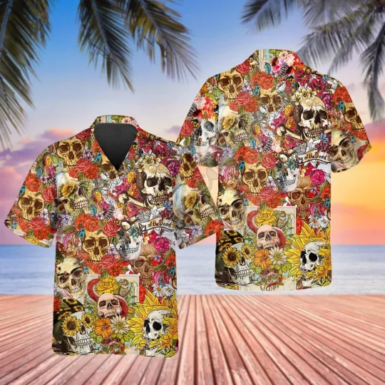 Discover Mens Button Down Shirts Fire Flames Printed Summer Tops Novelty Ugly Gag Gifts