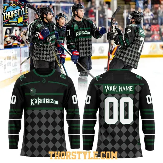 Discover Personalized Kalamazoo Wings Wizards & Wings Night 2026 Hockey Shirt Fan Gear