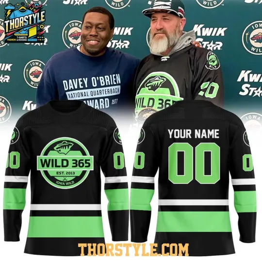 Discover Personalized Iowa Wild 365 VIP Members Night 2026 Hockey Shirt Men's Fan Gear