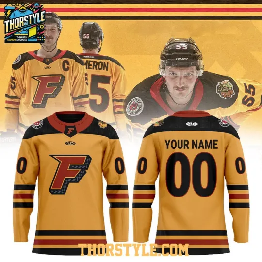 Discover Personalized Indy Fuel All Yellow Debut Night 2026 Hockey Shirt Men's Fan Gear