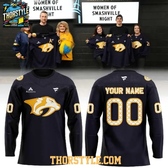 Discover Personalized Nashville Predators Women Of Smashville 2026 Hockey Shirt Fan Gear