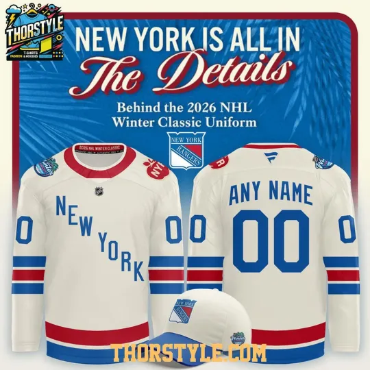 (NO CAP) Personalized New York Rangers All In Winter Classic 2026 Hockey Shirt Fan Gear