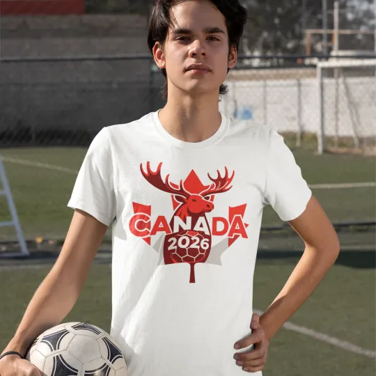 Discover 2026 World Cup Canada Soccer Fan T-Shirt