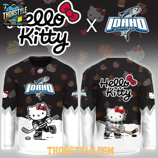 Discover Idaho Steelheads Hello Kit.ty Night Game 2026 Celebrate Hockey Shirt