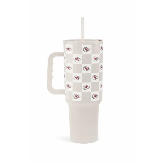 Kansas City Chiefs 40oz Tumbler with Handle, Insulated Football Game Day Gift