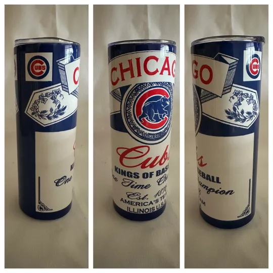 Discover CUBS 20oz Tumbler with Lid and Straw