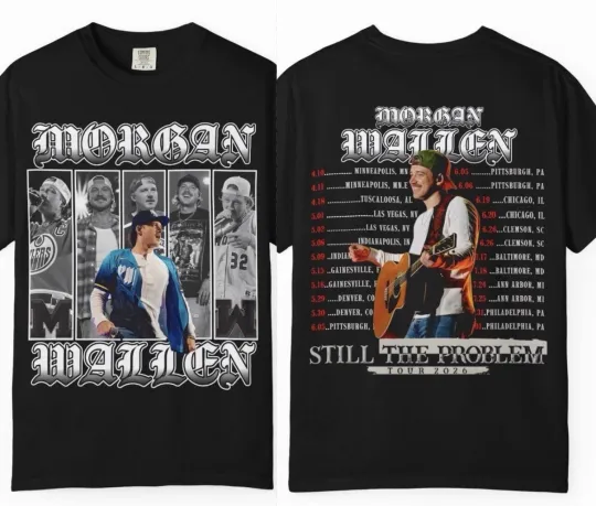 Discover Wallen Western Still The Problem 2026 Tour Merch T-Shirt