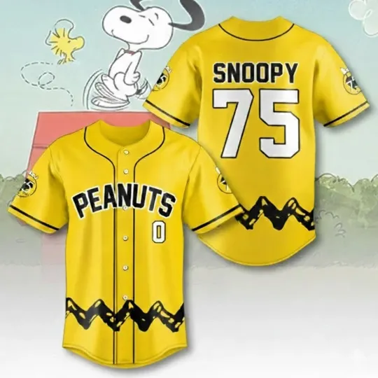 Discover PEANUTS CHARLIE BROWN BASEBALL JERSEY