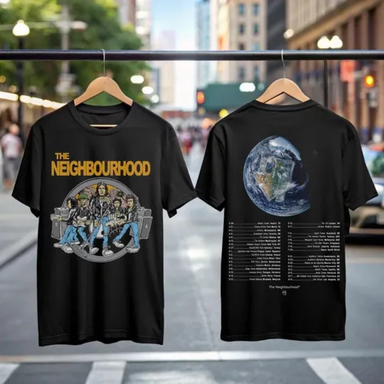 Discover The Neighbourhood Band Tour 2026 T-shirt