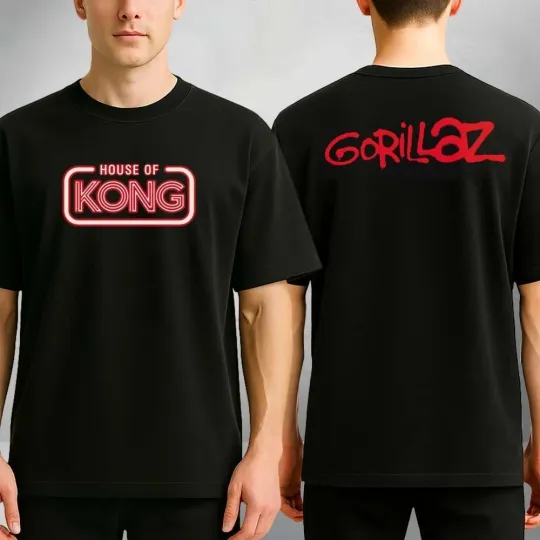 Discover Gorillaz House Of Kong 2026 Two Sides Unisex T-Shirt