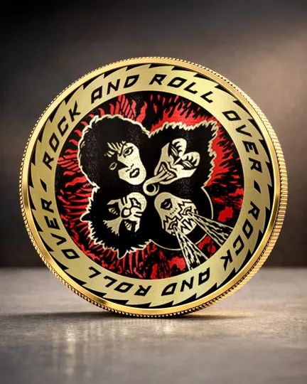 Discover Kiss Band Baseball 250th Anniversary America Coin