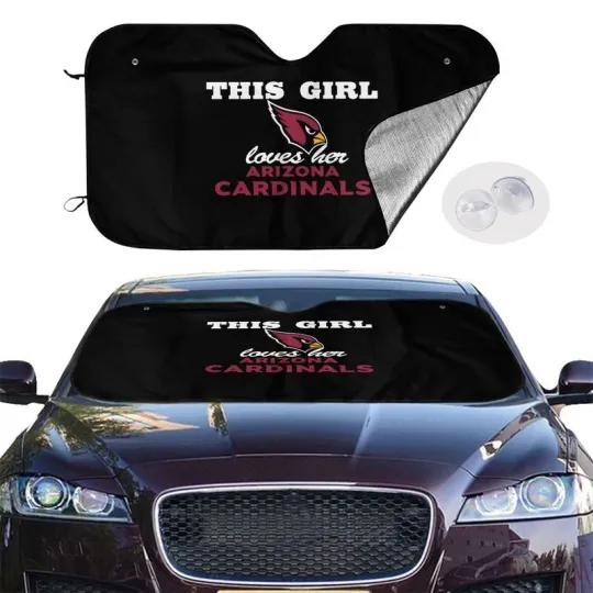 Discover Arizonna Cardinals Car Sunshade for Girls