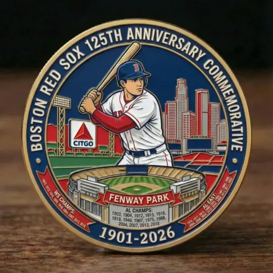 Boston Red Sox 125th Anniversary Commemorative Coin
