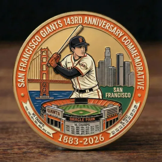 San Francisco Giants 143rd Anniversary Commemorative Coin