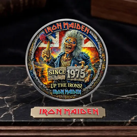 Discover Iron Maiden Commemorative Coin
