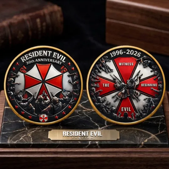 Discover Resident Evil 30th Anniversary Commemorative Coin