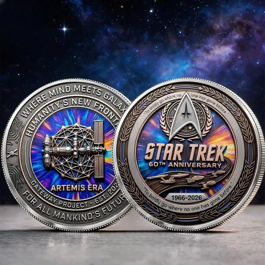 Discover startrek2020 60th Anniversary Coin 1966 2026