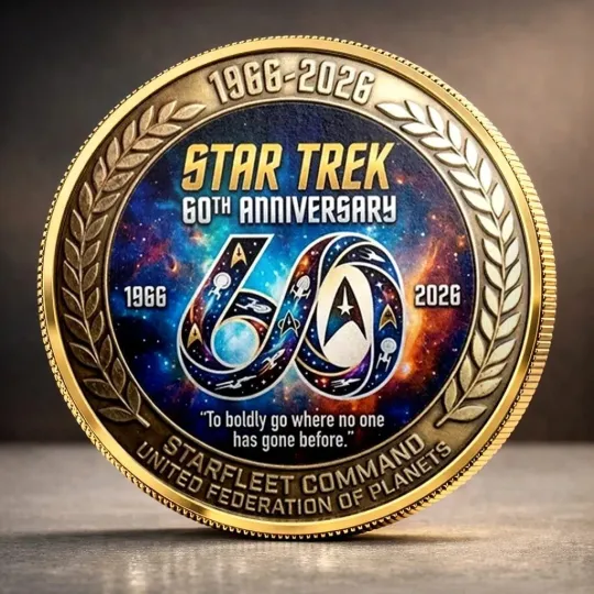 Discover Trek 60th Anniversary Commemorative Coin