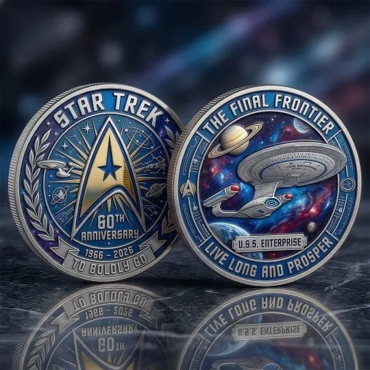 Discover Trek 60Th Anniversary Commemorative Coin 2026