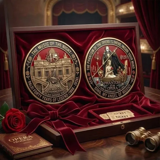 Discover The Phantom Of The Opera 40Th Anniversary Commemorative Coin 2026