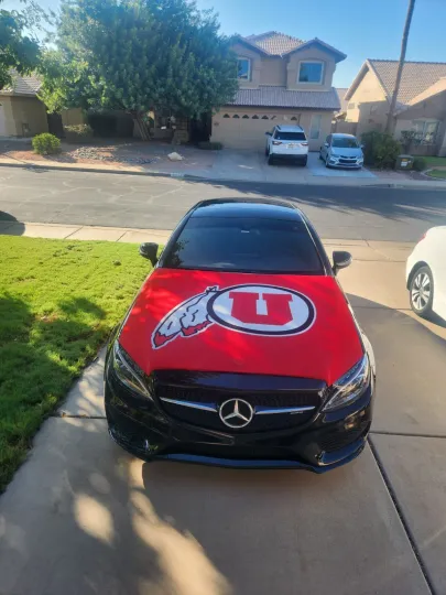Utah Utes Hood Cover NCAA Flags