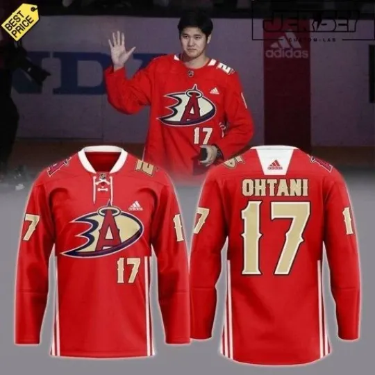 Anaheim Ducks Shohei Ohtani Hockey Jersey