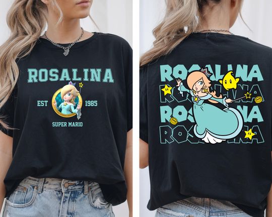 Discover Super Mario Character Rosalina Shirt, Rosalina Est 1985 Shirt, Disney Birthday Gift, Disneyland Shirt