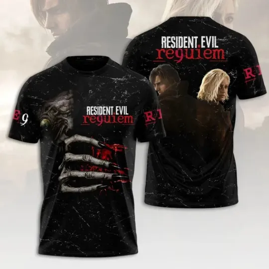 Resident Evil Requiem 3D T-Shirt