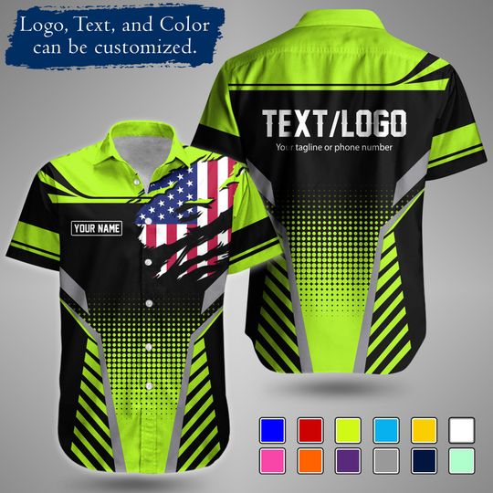 Discover Custom Work Uniform Shirt with Logo, Personalized Company Workwear, Custom Business Staff Shirt, Business Apparel