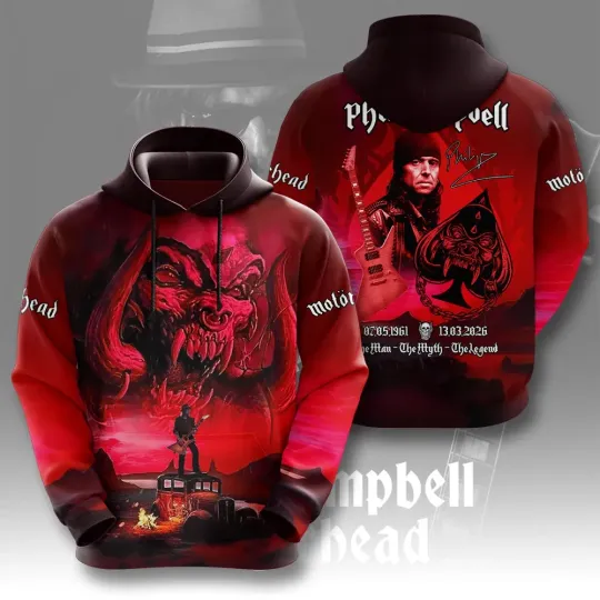 Discover Motör x Phil Campbell Hoodie