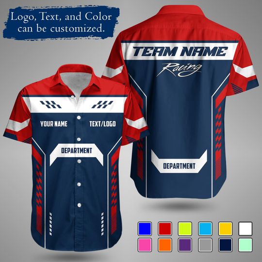 Discover Custom Racing Shirt, Personalized Race Team Uniform, Motorsport Jersey, Custom Name Number Shirt, Racing Crew Apparel