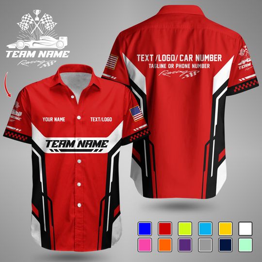 Discover Custom Racing Shirt, Personalized Racing Uniform, Custom Race Team Shirt With Name Logo