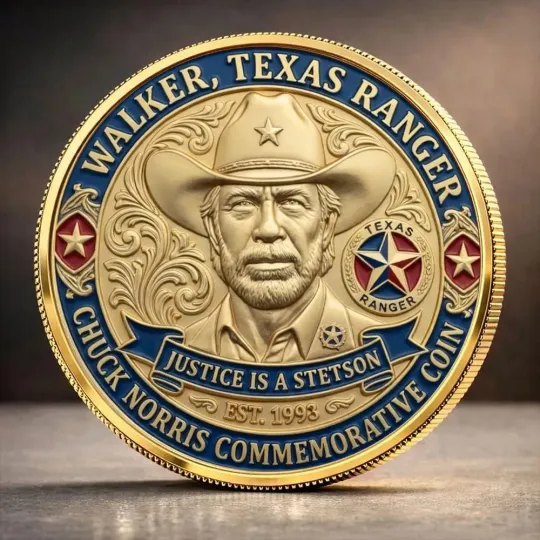 Discover Chuck Norris Commemorative Coin