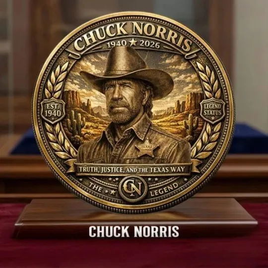 Discover Chuck Norris 1940-2026 The Legend Commemorative Coin