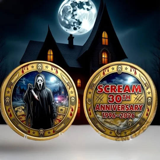 Discover Ghostface 30Th Anniversary Commemorative Coin