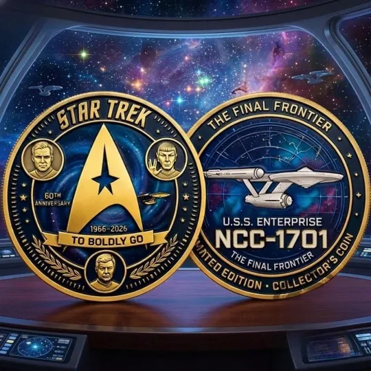 Discover Trek 60Th Anniversary Collector Coin