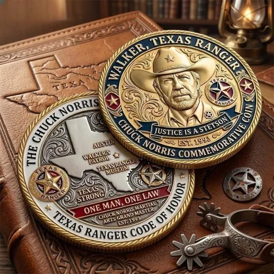 Discover Walker Texas Ranger Chuck Norris Commemorative Coin 2026