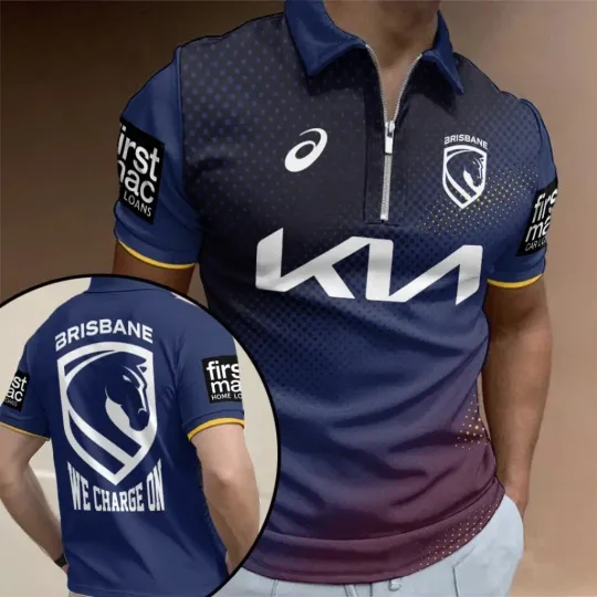 Broncos 2026 Mens World Club Zip Polo