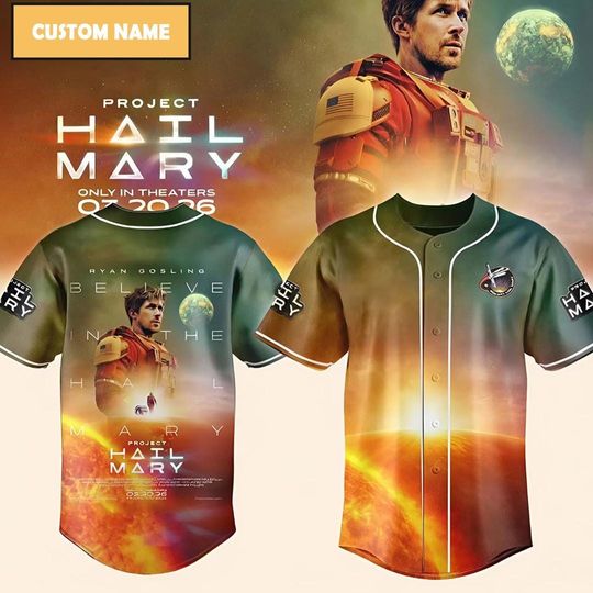 Discover Project Hail Mary Ryan Gosling Baseball Jersey, Project Hail Mary Ringer Baseball Shirt, Project Hail Mary Amaze Jersey For Men And Wom