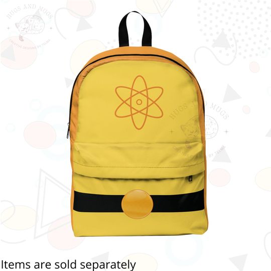 Discover Powerline 90s Retro Backpack: Nylon Canvas Travel Bag, Theme Park Accessory
