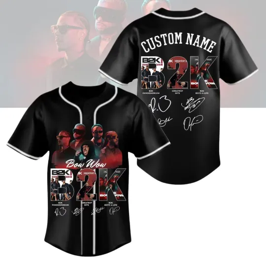 Discover Custom B2K Baseball Jersey Printed, 2026 Tour Baseball Jersey Boy4Life, Concert