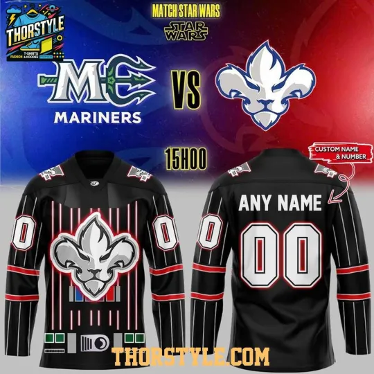Discover Personalized Lions de Trois-Rivieres Star W.ar Night 2026 Hockey Shirt Fan Gear