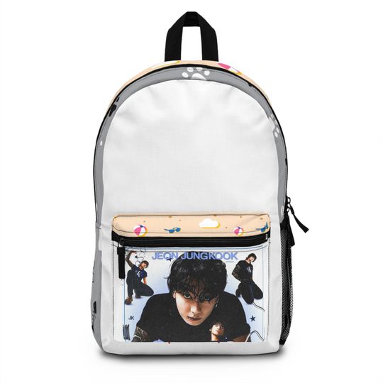 Discover Jeon Jungkook Portrait Backpack | K-Pop Idol Photo Print
