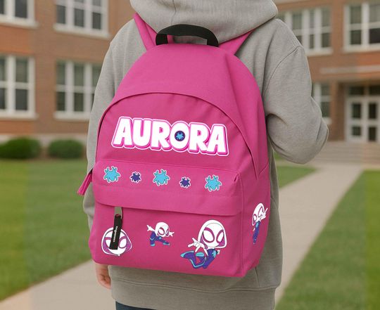 Personalized Gwen Stacy Backpack  Spiderman Back to School Gift