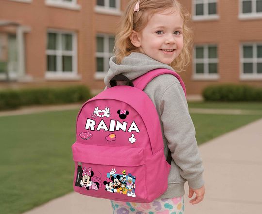 Discover Minnie kindergarten Personalized School Backpack with Name  Kids Minnie Kindergarten Backpack  Minnie Back to School Gift