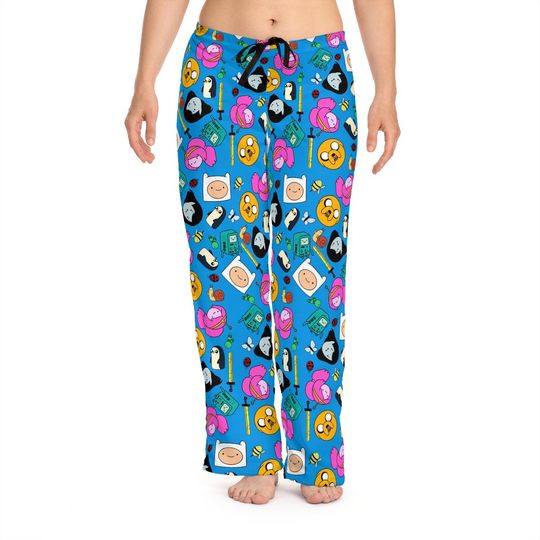 Discover Adventure Time Pants | Finn The Human Jake The Dog Princess Bubblegum BMO Pyjama Pants Pj Bottoms Women Men For Her For Him Stocking Stuffer