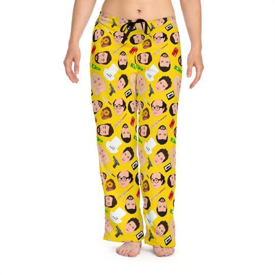 Discover Always Sunny Pants | Frank Dee Dennis Charlie Mac Pyjama Pants Bottoms Pj Gift For Her For Him Comfy Merch Yellow Stocking Stuffer
