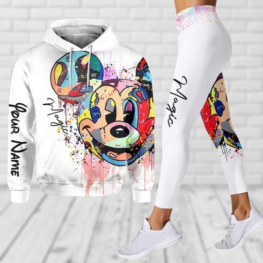 Discover Disney Mickey Hoodie and Leggings Set for Women