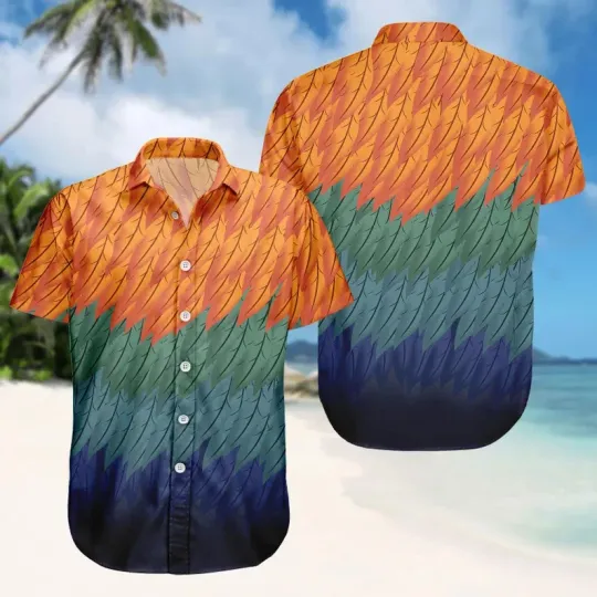 Discover Disney Hei Hei Moana Funny Chicken Cosplay Halloween Hawaiian Shirt