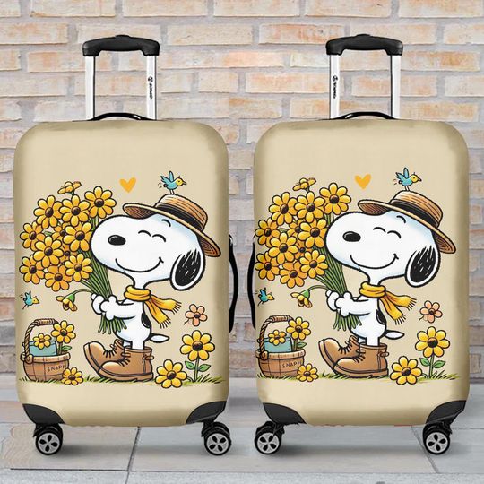 Discover Snoopyy Dog Luggage Cover, Snoopyy Dog Luggage Cover,  Suitcase Cover, Luggage Cover, Travel Gift